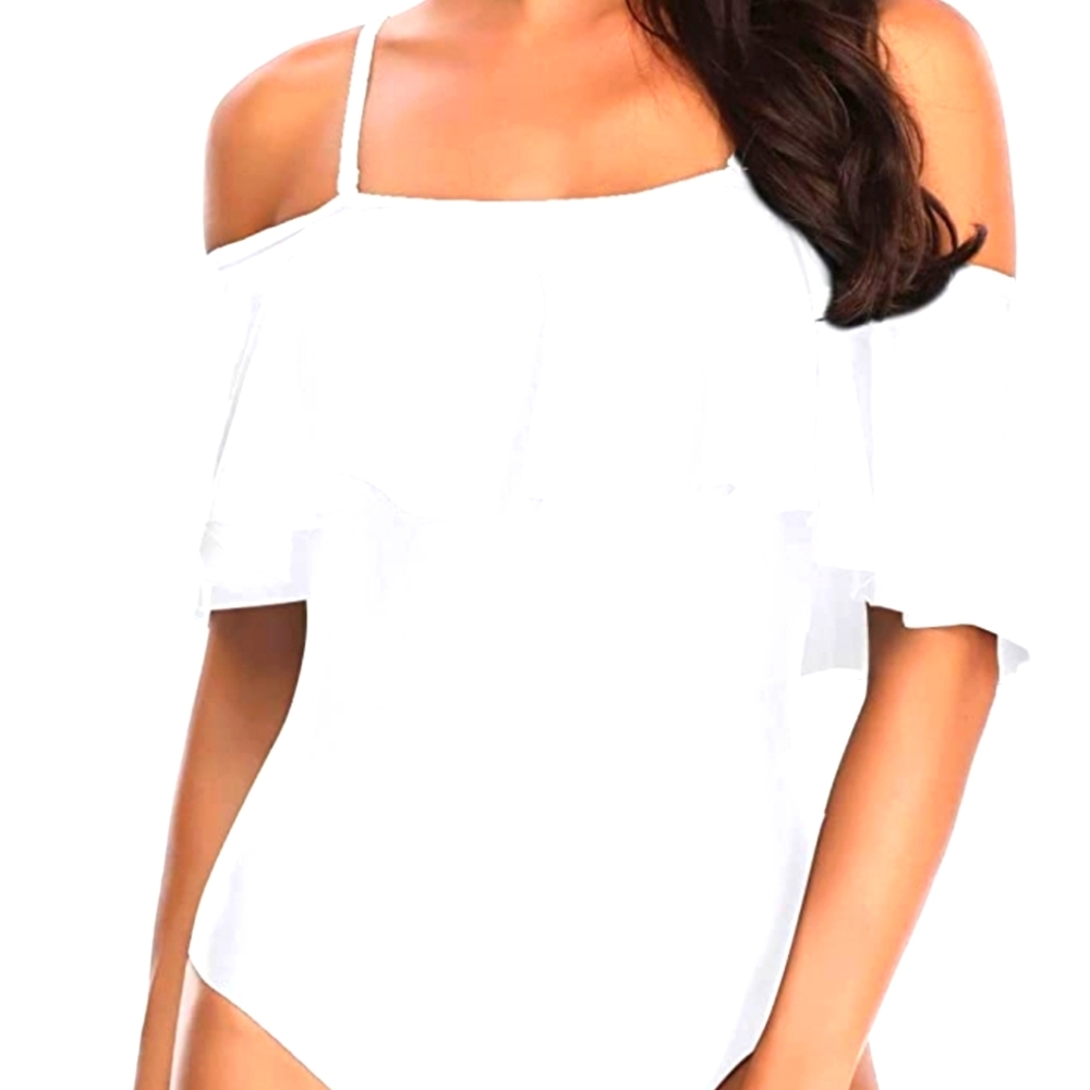 Ladies new with tags white one piece size xl